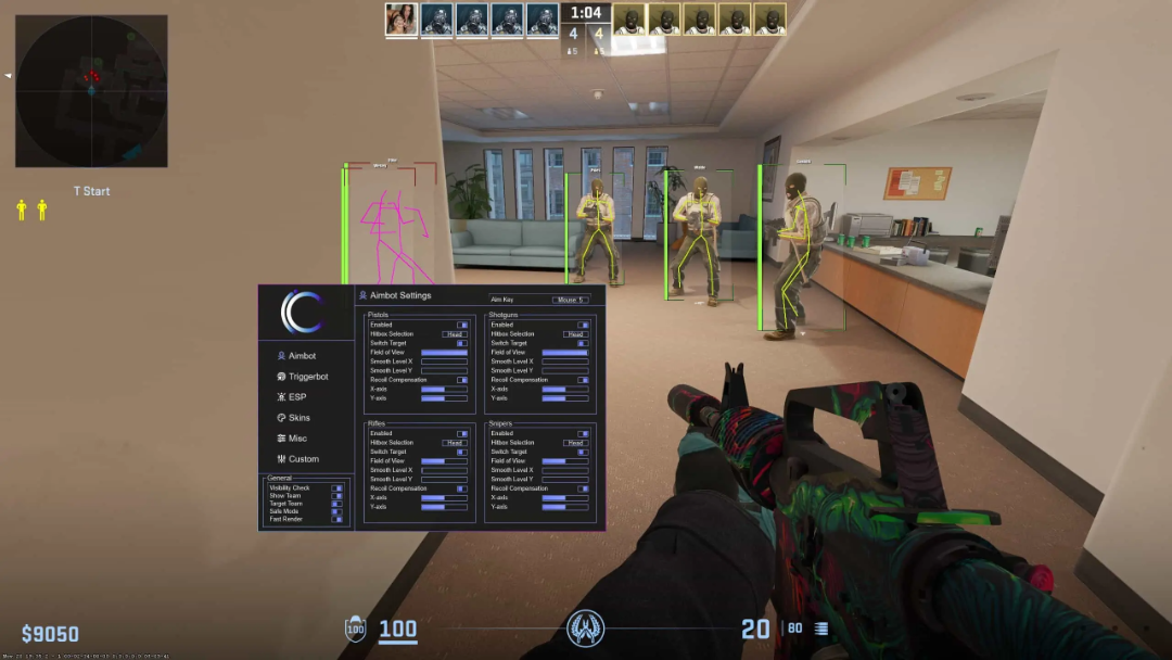 CS2 Esp + Aim + Trigger